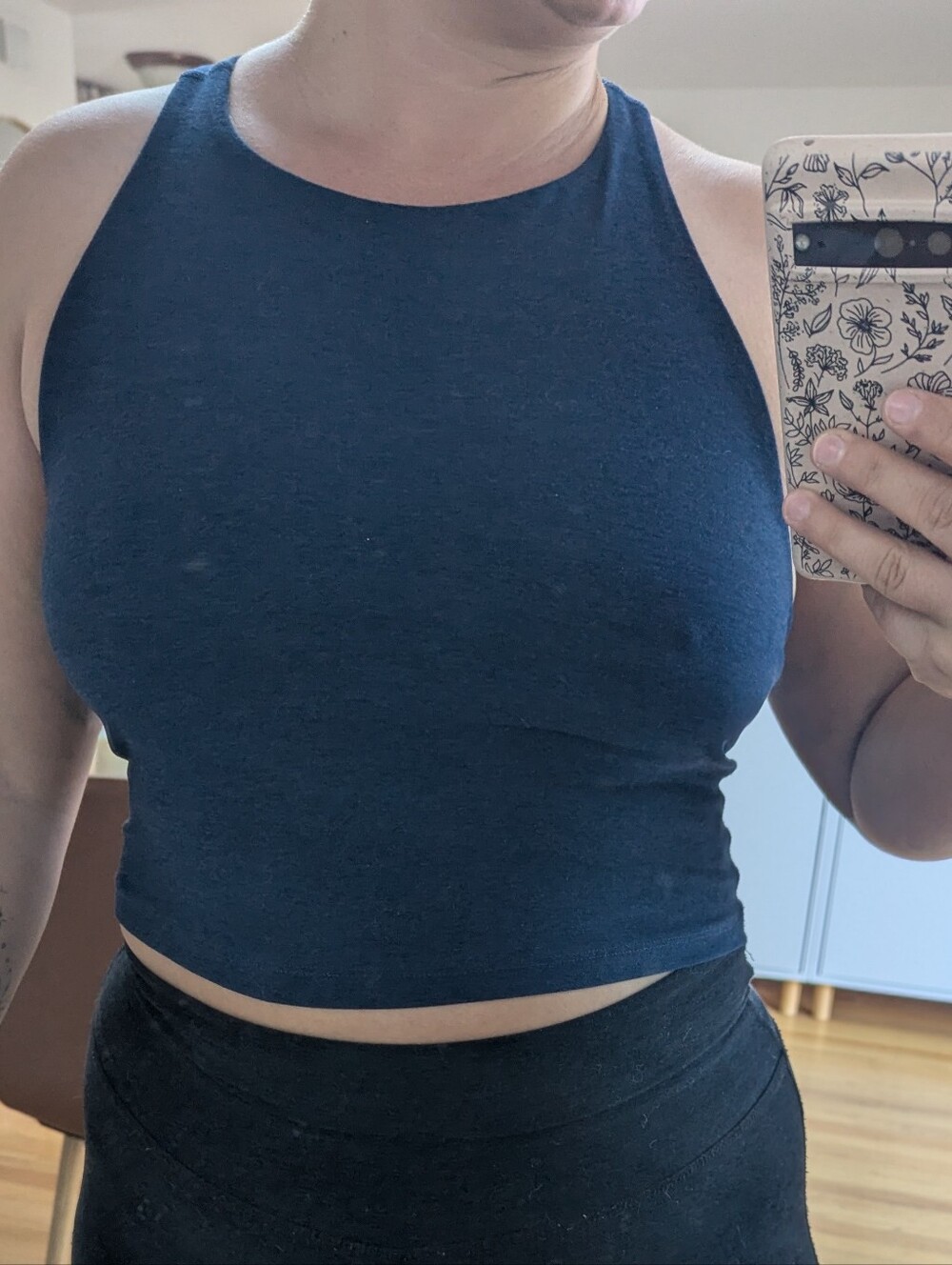 Beyond Yoga - Navy Crop Tank Top